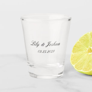 Verre A Shot Mariage Classique Intemporel