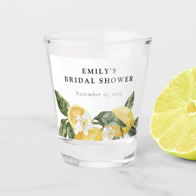 Verre A Shot Mariage Lemon Citrus Main Squeeze (Devant)