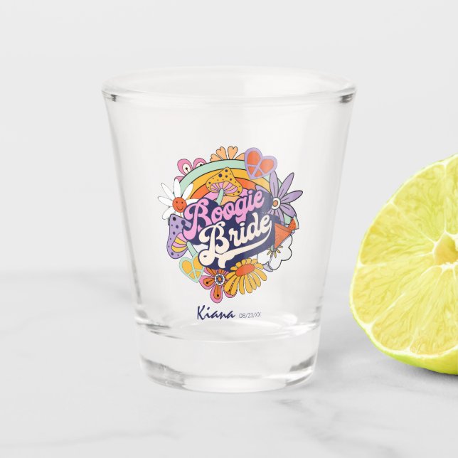 Verre A Shot Mariée Boogie Rock des années 70 ID929 (Devant)