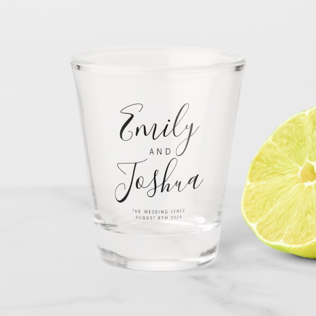 Verre A Shot Mariée et salle de mariage Vitre de tir (Devant)
