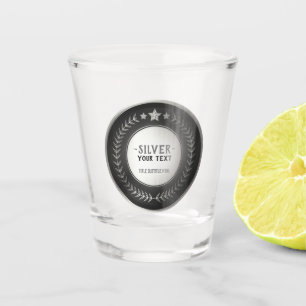 Verre A Shot MÉDAILLE DIY IMPRESSION PERSONNALISÉE Champion Arg