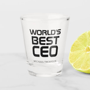 Verre A Shot Meilleur cadeau personnalisé du PDG mondial pour
