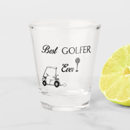 Verre A Shot Meilleur Golfeur