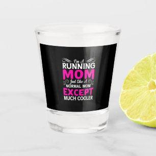 Verre A Shot Mère Art Je Suis Une Maman Courante