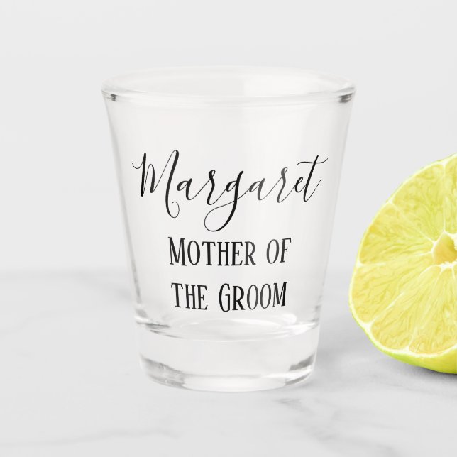Verre A Shot Mère du Groom Souvenir étonnant (Devant)