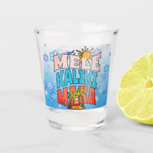 Verre A Shot Merry Kalikimaka. Noël rétro, Noël Super