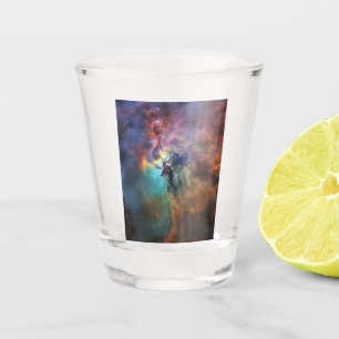 Verre A Shot Mers orageuses de la nébuleuse du lagon dans le Sa