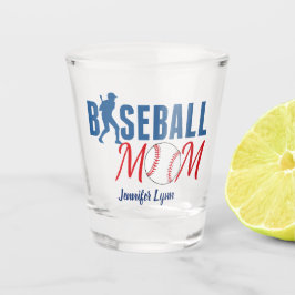 Verre A Shot Mignonne maman de baseball