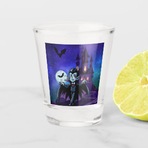 Verre A Shot Mignonne, whimsical Halloween vampire