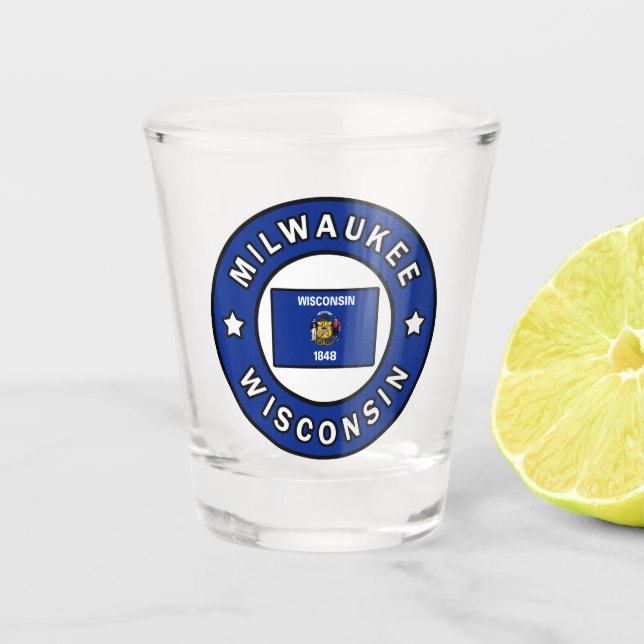 Verre A Shot Milwaukee Wisconsin (Devant)