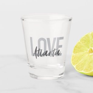 Verre A Shot Moderne, simple, cool, design urbain Love Atlanta