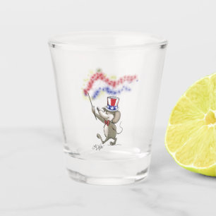 Verre A Shot Moe's Happy 4 juillet Shot glass