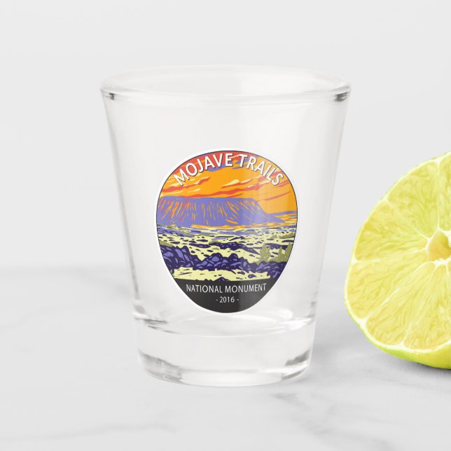 Verre A Shot Mojave Trails National Monument Amboy Crater (Devant)