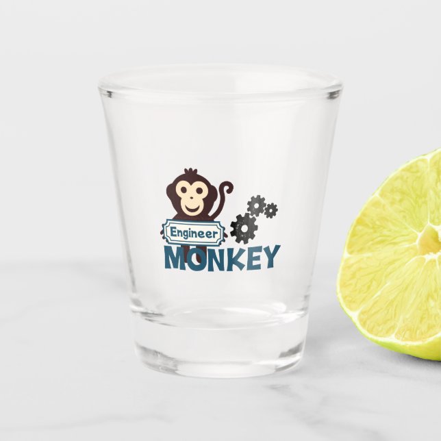 Verre A Shot Monkey Engineer (Devant)