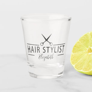 Verre A Shot Monogramme de ciseaux de coupe de cheveux de