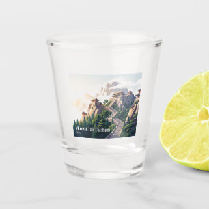 Verre A Shot Mont Tai Taishan Chine