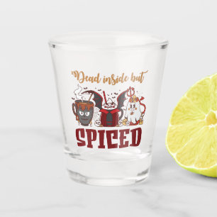 Verre A Shot Mort À L'Intérieur Mais Épicé