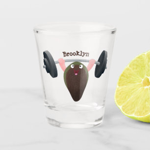 Verre A Shot Moule amusante travaillant sur l'illustration de d