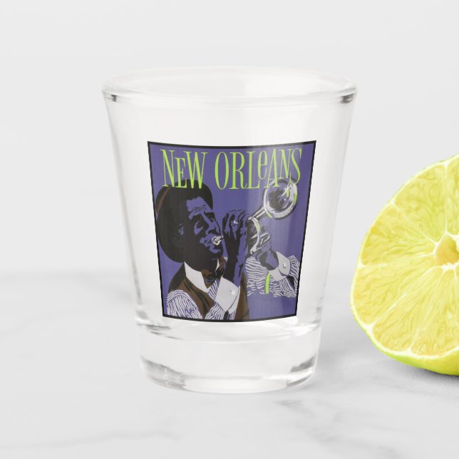 Verre A Shot Musique de la Nouvelle-Orléans (Devant)
