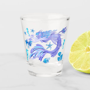 Verre A Shot Mystic Fairy Purple Créature Carreaux en céramique