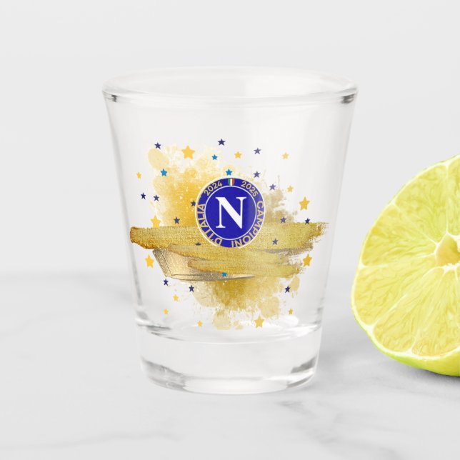 Verre A Shot Napoli campione d'Ialia 2025 (Devant)