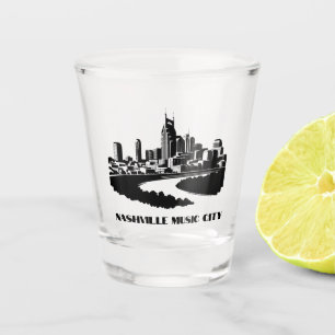 Verre A Shot Nashville Music City Vitre