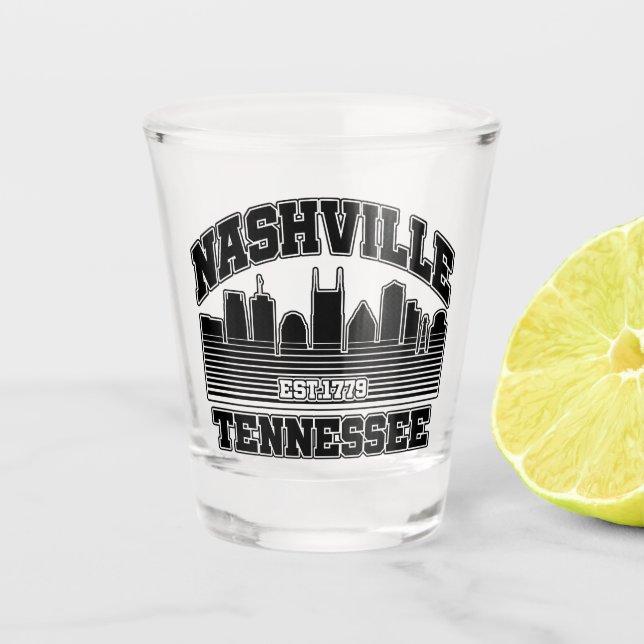 Verre A Shot Nashville, Tennessee (Devant)