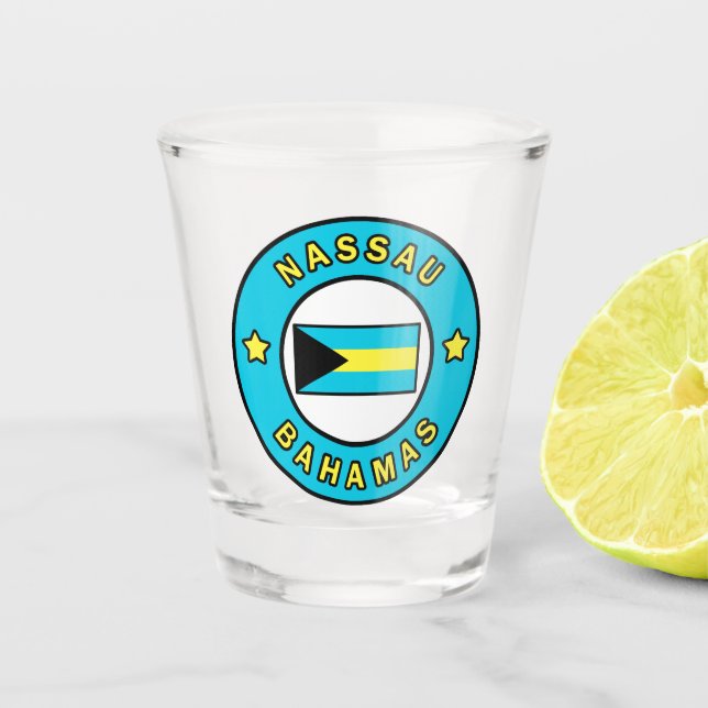 Verre A Shot Nassau Bahamas (Devant)