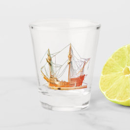 Verre A Shot Navire pirate San Salvador
