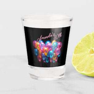 Verre A Shot Neon Blacklight Ballons Cocktail adulte Anniversai