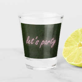 Verre A Shot Neon Pink Artificial Grass Party