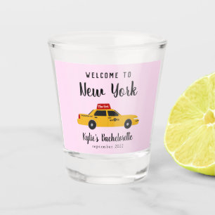 Verre A Shot New York City Taxi Bachelorette