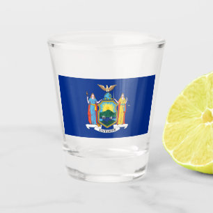 Verre A Shot New York : The Empire State, Home Big Apple Flag