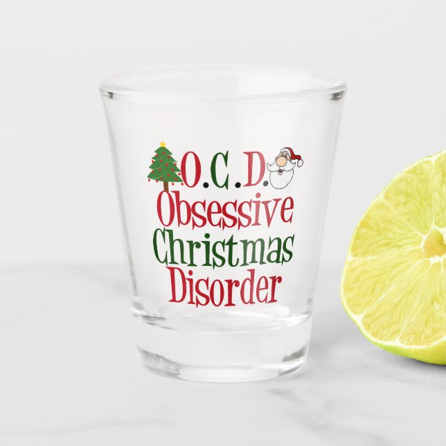 Verre A Shot Noël drôle (Devant)