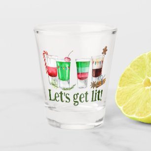 Verre A Shot Noël Faisons une fête amusante