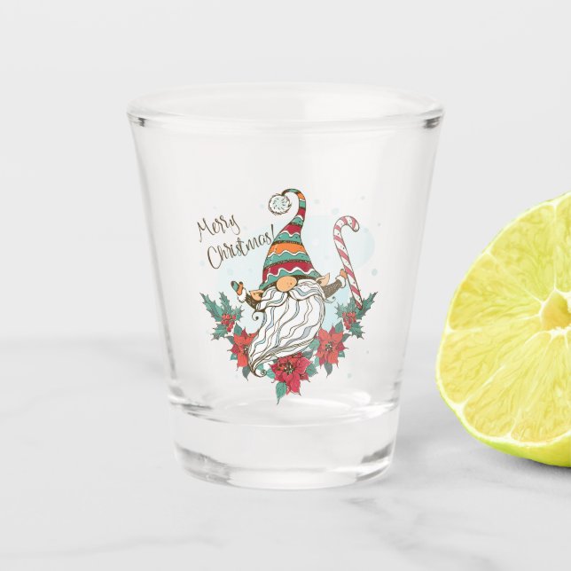 Verre A Shot Noël Gnome  (Devant)