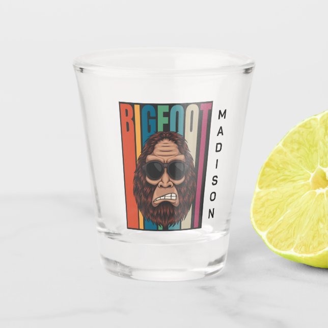 Verre A Shot Nom personnalisé Bigfoot (Devant)