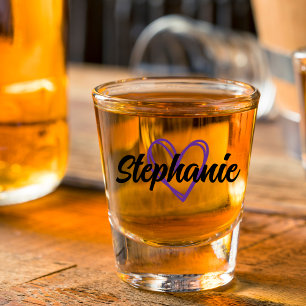 Verre A Shot Nom Personnalisé Bridesmaid Hen Party Faveurs Fill
