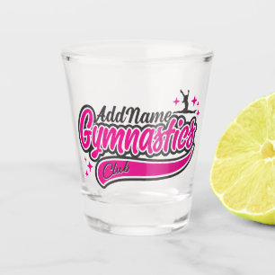 Verre A Shot NOM personnalisé Gymnaste Split Leap Gymnastique