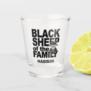 Verre A Shot Nom personnalisé "Mouton noir"