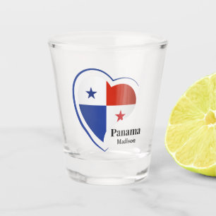 Verre A Shot Nom personnalisé Panama Love