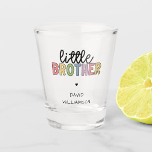 Verre A Shot Nom personnalisé Petit frère mignon personnalisé