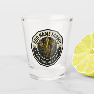 Verre A Shot Nom personnalisé Sweet Corn Garden Agricole