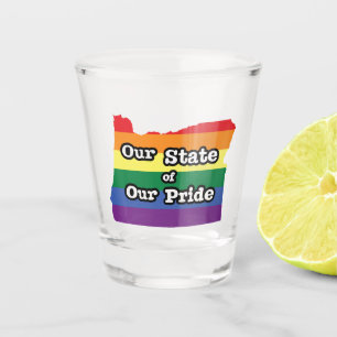Verre A Shot Notre État de notre fierté Oregon