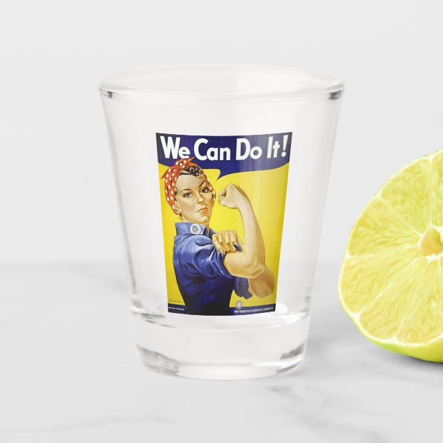 Verre A Shot Nous Pouvons Le Faire ! (Devant)