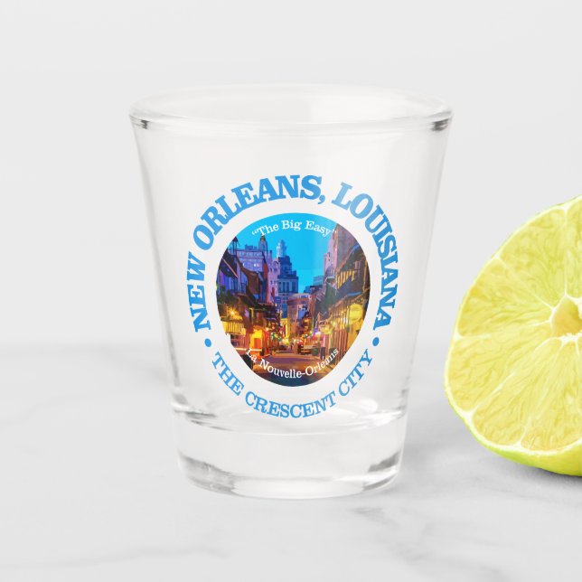 Verre A Shot Nouvelle-Orléans (villes) (Devant)