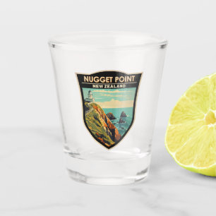 Verre A Shot Nugget Point Lighthouse Nouvelle-Zélande Voyage Vi