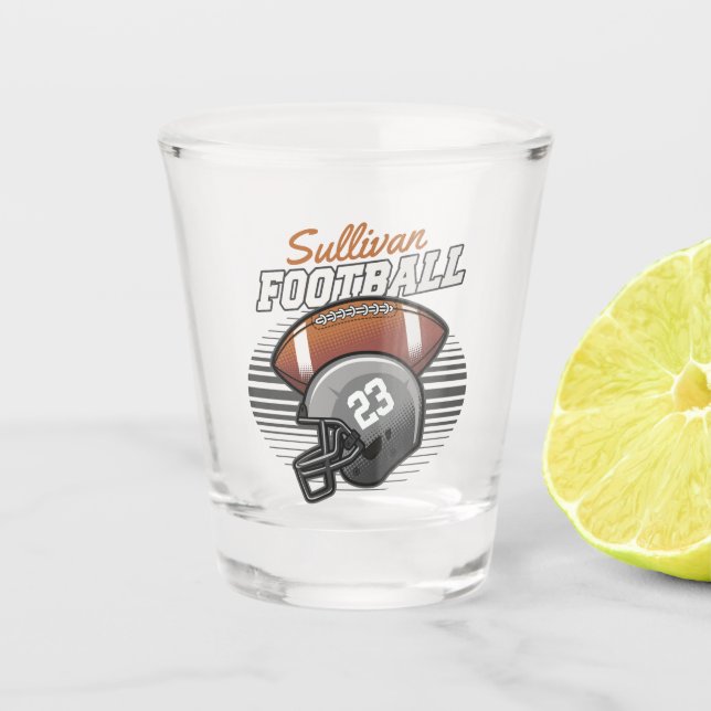 Verre A Shot Number Helmet (Devant)