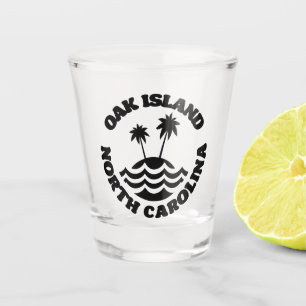 Verre A Shot Oak Island, Caroline du Nord
