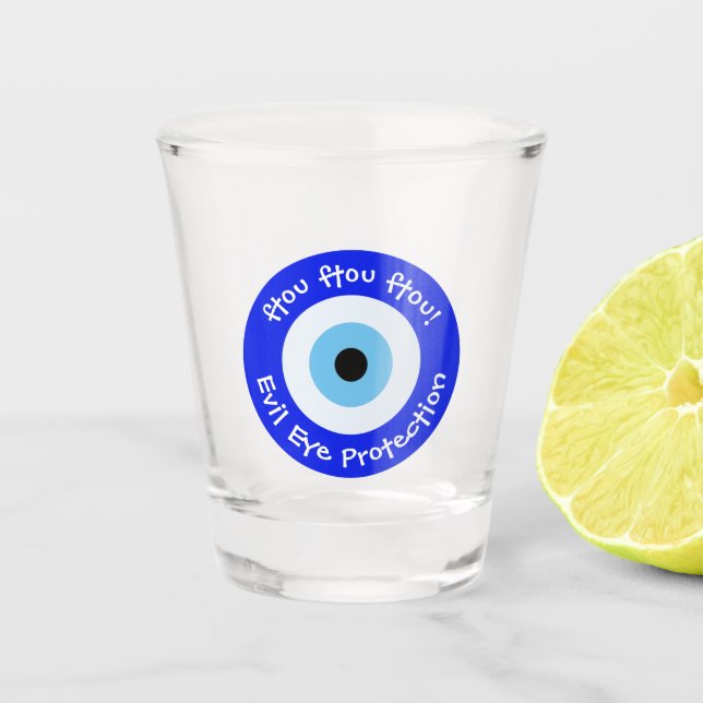 Verre A Shot Oeil malin grec (Devant)